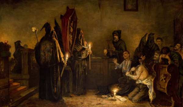 Flagellants, between 1860-1883. Creator: Emanuel Herncisz.