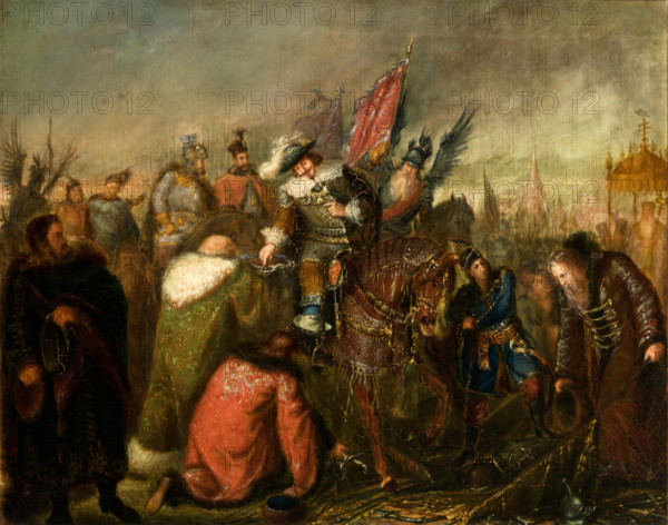 Wladyslaw IV after the Battle of Smolensk, c1880. Creator: Izydor Jablonski.