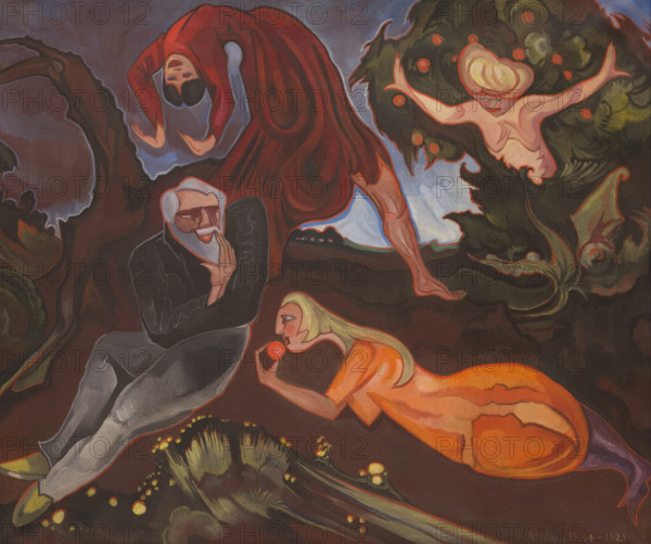 Temptation of St Anthony I, between 1916-1921. Creator: Stanislaw Ignacy Witkiewicz.