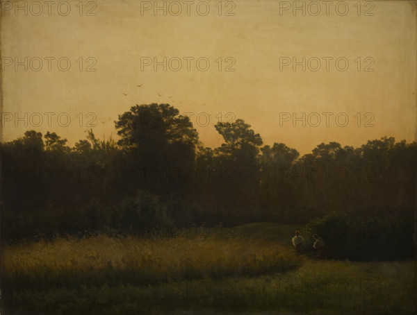 Harvest, 1873. Creator: Nicholas Chevalier.