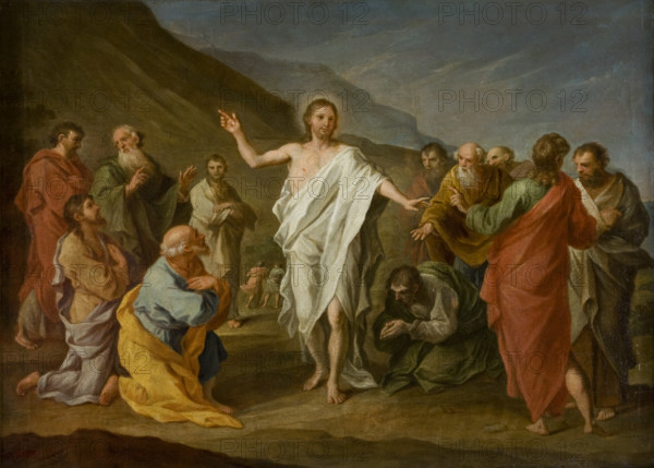 Christ Appearing to the Apostles after the Resurrection, 1758. Creator: Szymon Czechowicz.