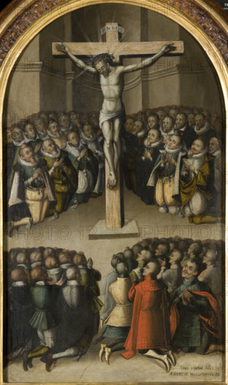 Adoration of the Crucifix from the Norbertine Church in Witów, 1622. Creator: Wojciech Maliskiewicz.