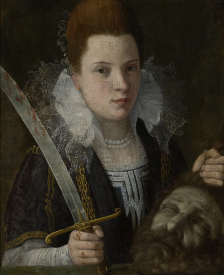 Judith with the Head of Holofernes, between 1590-1595. Creator: Lavinia Fontana.