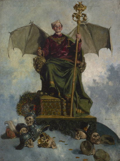 Allegory of Satan (Lord of the World), c1900. Creator: Ludwik Stasiak.