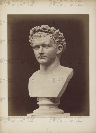 'Nero' (Lucius Domitius Ahenobarbus Nero), 1880s. Creator: Giacomo Brogi.
