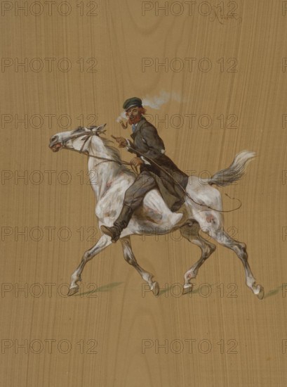 Jew on a nag, 1868. Creator: Juliusz Kossak.