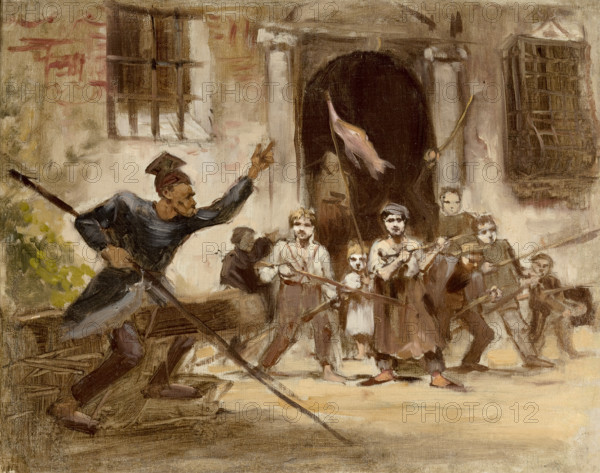 Levy in Mass, between 1873-1874. Creator: Maurycy Gottlieb.