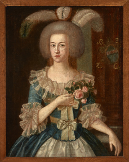 Portrait of an Unknown Woman, between 1790-1805. Creator: Jozef Faworski.