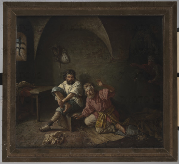 Bandits in Prison, 1877. Creator: Ignacy Jasinski.