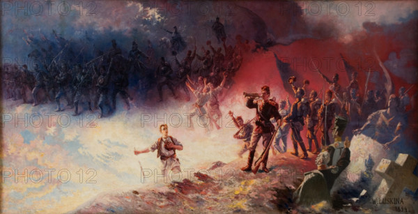 Reveille, 1894. Creator: Wlodzimierz Luskina.