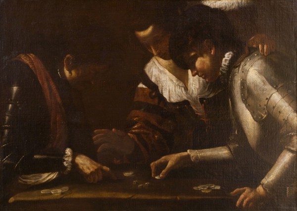 Dice Players, c1635. Creator: Mattia Preti.