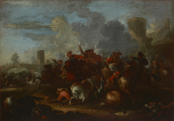 Encounter, 1740-1761. Creator: August Querfurt.