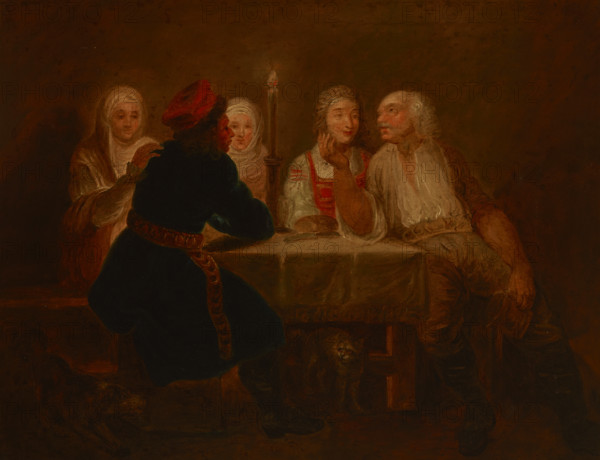 Peasants in an Inn, c1800. Creator: Franciszek Smuglewicz.