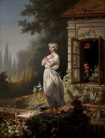 Zosia in the Morning, 1863. Creator: Leonard Straszynski.