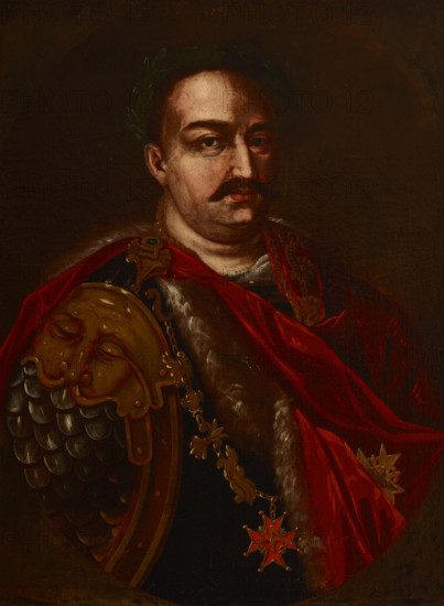 Portrait of John III Sobieski (1629-1696), King of Poland, 1820. Creator: Jan Tuszynski.