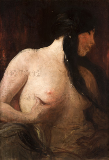 Black Tresses, 1907. Creator: Franciszek Zmurko.
