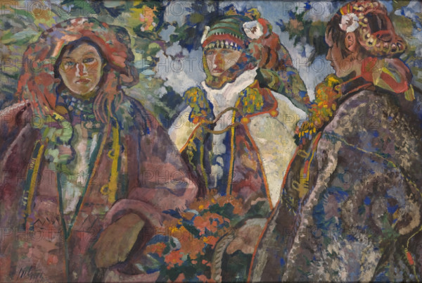 Hutsul wedding, 1924. Creator: Kazimierz Sichulski.