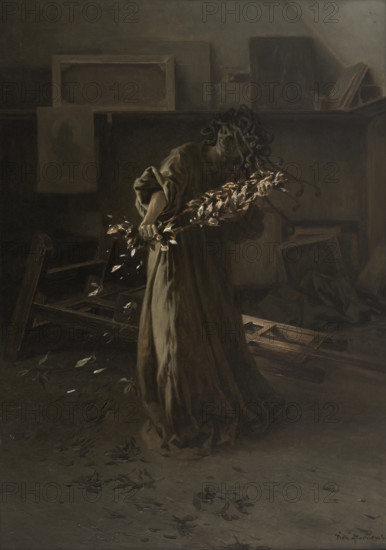 Phantoms in the Studio-Despair, between 1883 and 1885. Creator: Piotr Stachiewicz.