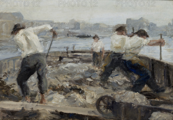 Sand-Diggers, between 1888-1892. Creator: Ludwik de Laveaux.