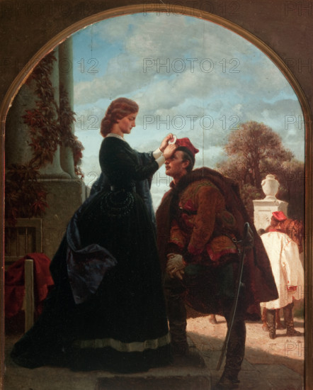 Year 1863-Leave-Taking, 1866. Creator: Artur Grottger.