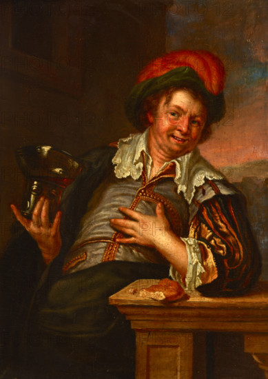 Man with a Cup, between 1660-1719. Creator: Jacob Toorenvliet.