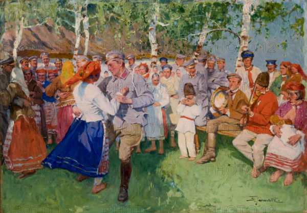 Uhlans, Uhlans, the Boys Pretty a Picture..., 1916. Creator: Stanislaw Janowski.