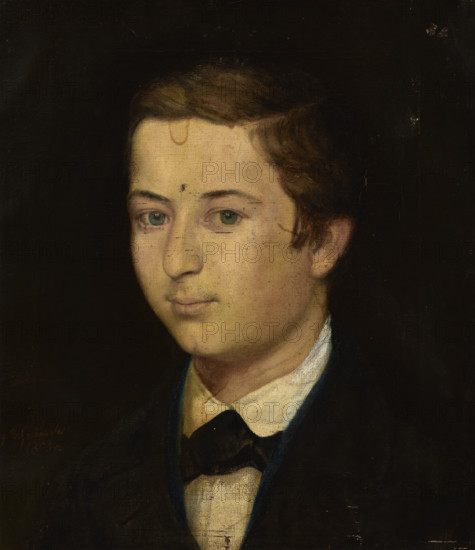 Portrait of Henryk Poller, 1853. Creator: Andrzej Bronislaw Grabowski.