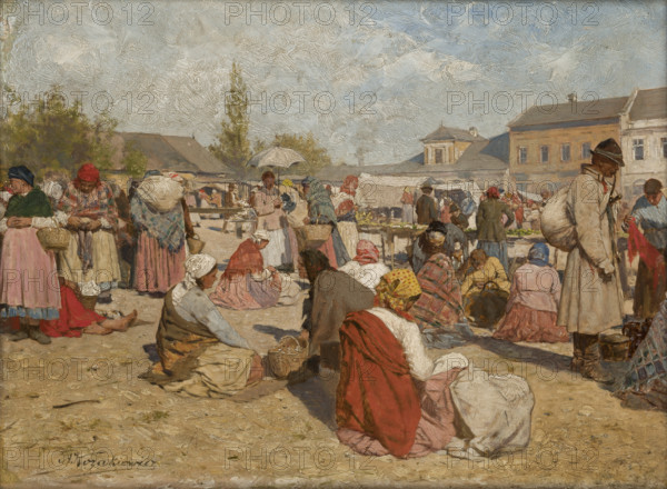 Fair at Wieliczka, before 1894. Creator: Antoni Kozakiewicz.