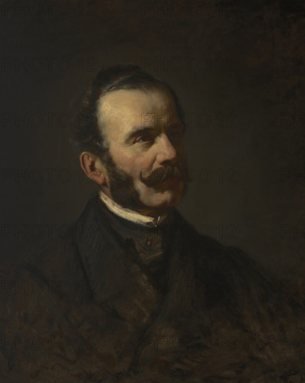 Portrait of Lucjan Siemienski, between 1859-1893. Creator: Wilhelm Leopolski.