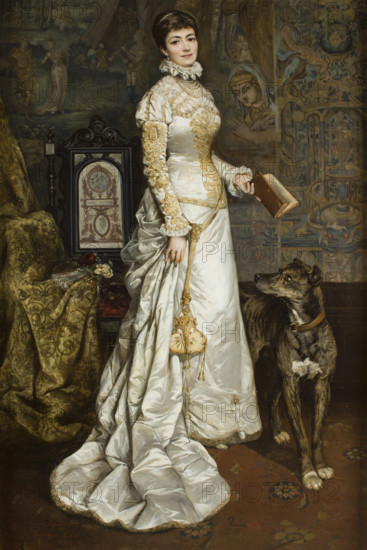 Portrait of Helena Modrzejewska, between 1879-1880. Creator: Tadeusz Ajdukiewicz.