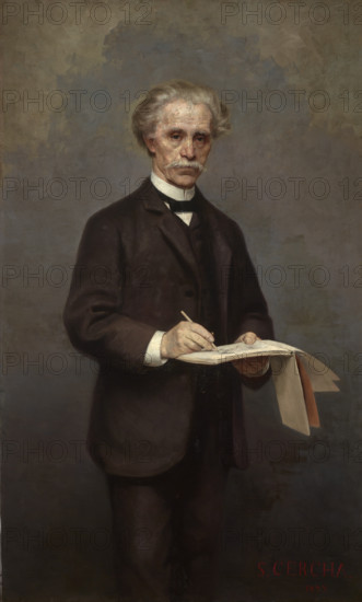 Portrait of Maksymilian Cercha, 1894. Creator: Stanislaw Cercha.