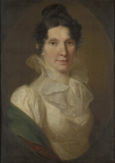 Portrait of Katarzyna Mezynska née Dzialynska, 1815. Creator: Jozef Peszka.