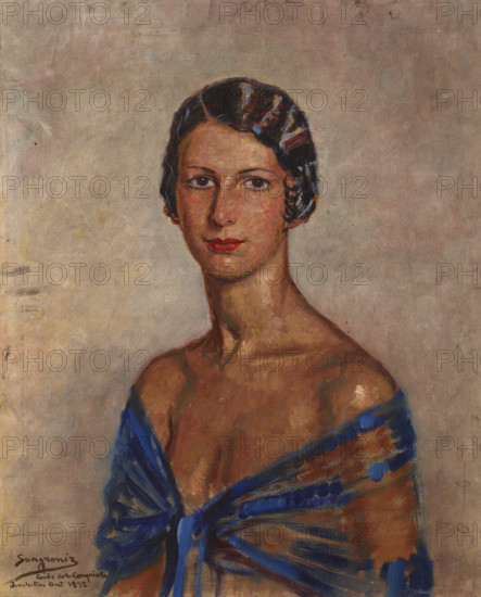 Portrait of a Woman, 1932. Creator: Luis Alberto Sangroniz.
