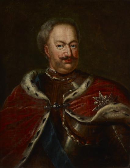 Portrait of Stanislaw Leszczynski (1677-1766), King of Poland in 1704 and 1733, between 1725-1733. Creator: Georg Engelhard Schroder.