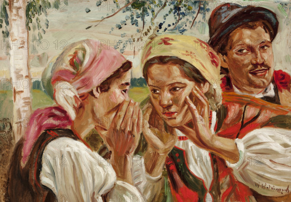 Secrets, between 1908-1912. Creator: Wincenty Wodzinowski.