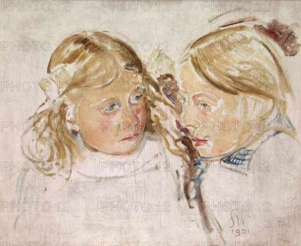 Double Portrait, 1901. Creator: Stanislaw Wyspianski.