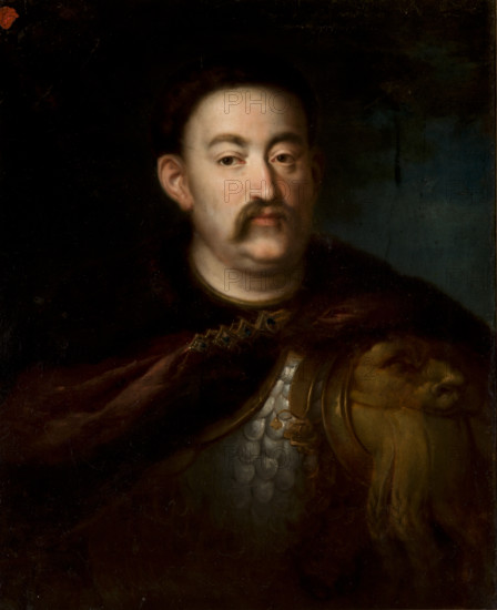 Portrait of King John III Sobieski, between 1834-1839. Creator: Rafal Hadziewicz.