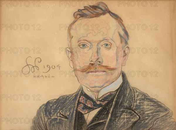 Portrait of Dr. Jan Raczynski, 1904. Creator: Stanislaw Wyspianski.