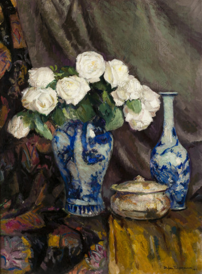 White Roses, 1919. Creator: Stephan Filipkiewicz.