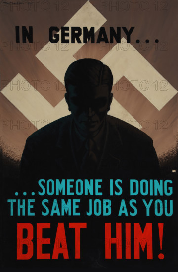 'Beat Him!', World War II poster, 1942. Creator: Unknown.