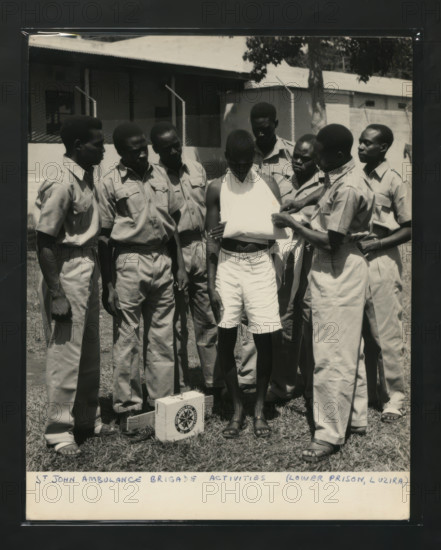 St John Ambulance Brigade Activities (Lower Prison, Luzira, Kampala, Uganda, c1950s. Creator: Unknown.