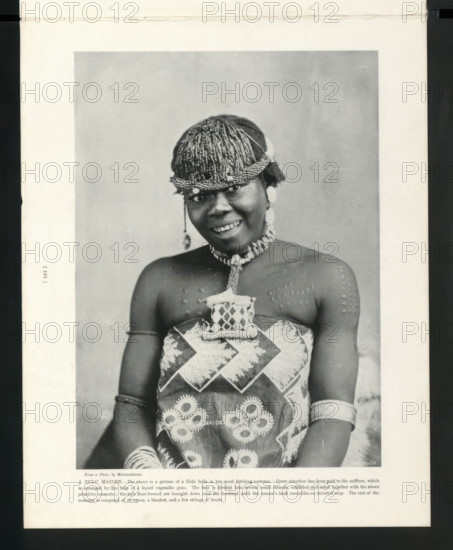 A Zulu Maiden, South Africa, c1899. Creator: John Middlebrook.