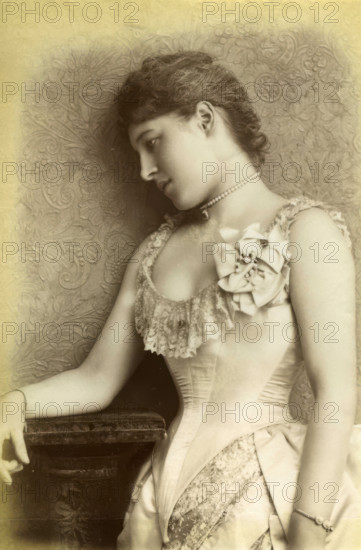 Actress and socialite Lillie Langtry, 1885. Creator: William Downey.