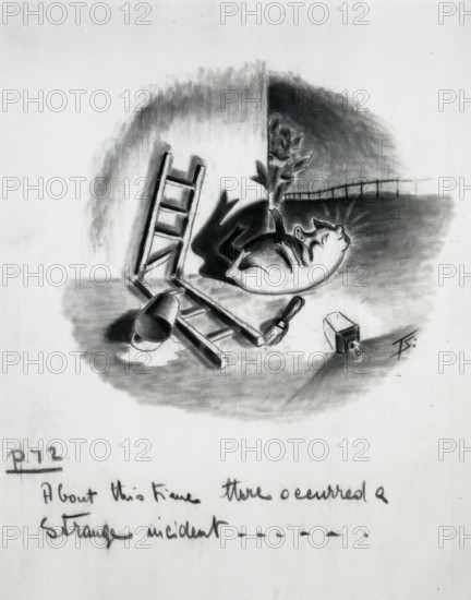 'About this time there occurred a strange incident...', 1950.  Creator: Norman Pett.