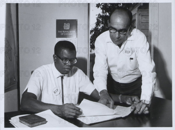 Mr Phillip Goldson, leader of the National Independence Party, British Honduras, March 1965.  Creator: Unknown.