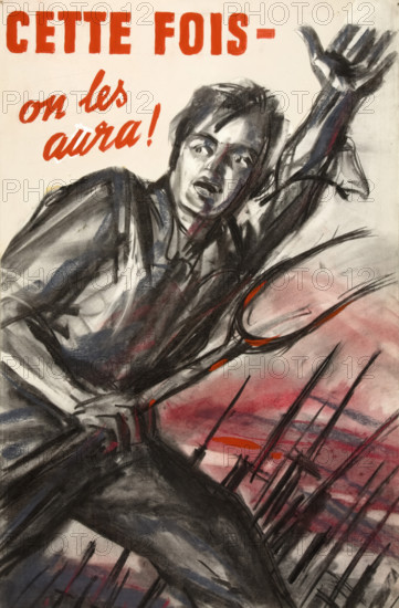 'This time - we've got them!', World War II poster, between 1939 and 1946. Creator: Central Office of Information.