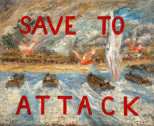 Save to attack, 1943. Creators: Unknown, Central Office of Information.