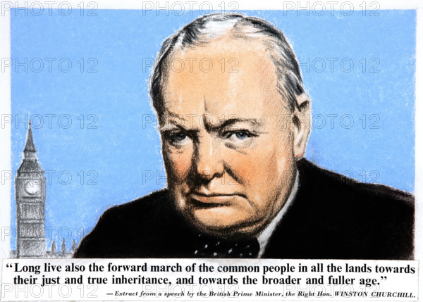 Long live also the forward march of the common people in all the lands... , between 1939 and 1946. Creator: Central Office of Information.