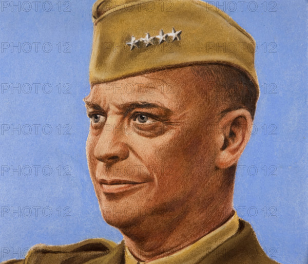 General Eisenhower, c1943. Creators: William Timym, Central Office of Information.
