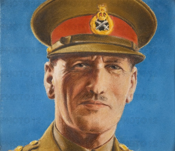 General Claude Auchinleck, c1943.. Creators: William Timym, Central Office of Information.
